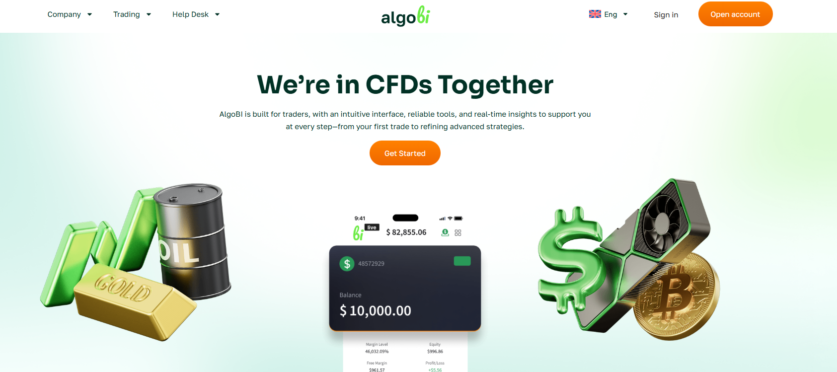 AlgoBi CfD Trading Platform